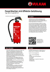 Produktdatenblatt Feuerlöscher mit Effektiv-Salzlösung W 6 H und W 9 H